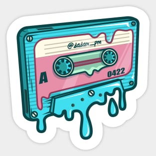 Tape casette Sticker